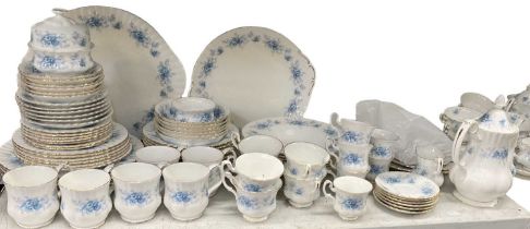 ROYAL ALBERT; a six setting tea and dinner service decorated in the 'Windsor Rose' pattern,