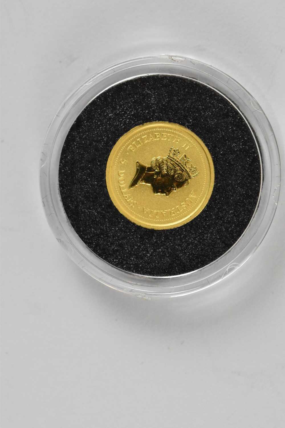 An Elizabeth II Australian 1/20 oz .9999 fine gold nugget, 1996. - Image 2 of 2