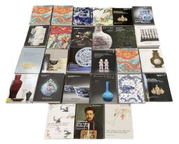 A group of twenty-five auction catalogues, all relating to Chinese works of art.