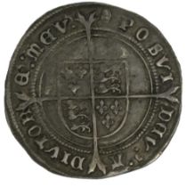 An Edward VI 1551-1553 three shilling coin.