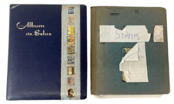 Two albums of Olympic stamps and an album of Chinese stamps.