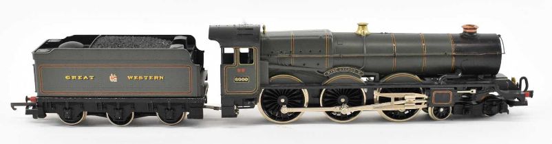 LIMA MODELS; a King George V Great Western locomotive and tender, with bell on the front, length