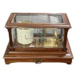 SHORT & MASON OF LONDON; a 19th century oak cased barograph.