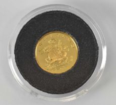 A 1994 yuan proof unicorn gold coin.