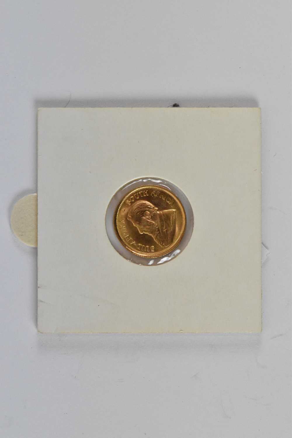 A 1981 1/10 oz fine gold krugerrand. - Image 2 of 2