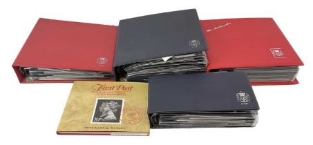 A group of first day covers from 1965 to 1990, contained in four albums.