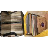 A large quantity of records including Frank Sinatra, Queen, etc.