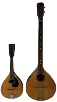 MUSIKALIA, CATANIA; a large modern Italian mandolin, possibly octave mandolin or a mandocello,