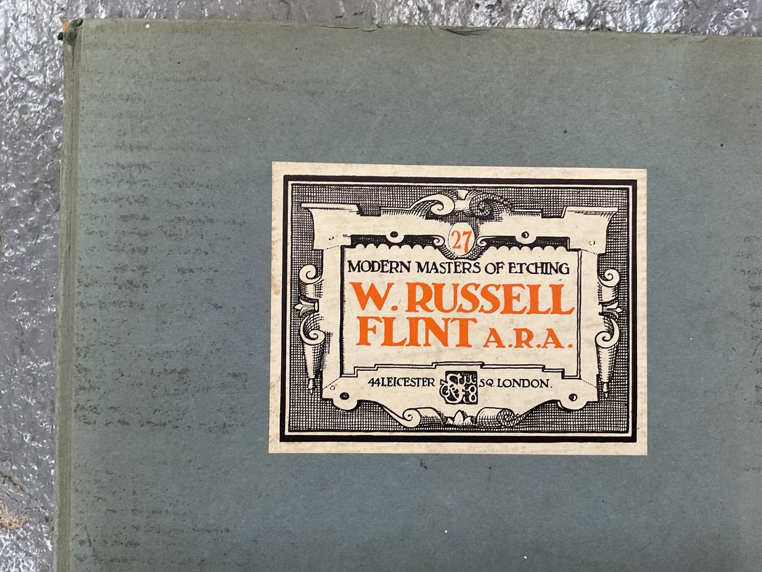 WILLIAM RUSSELL FLINT; 'Modern Masters of Etching' book, four William Russell Flint framed prints - Bild 2 aus 3