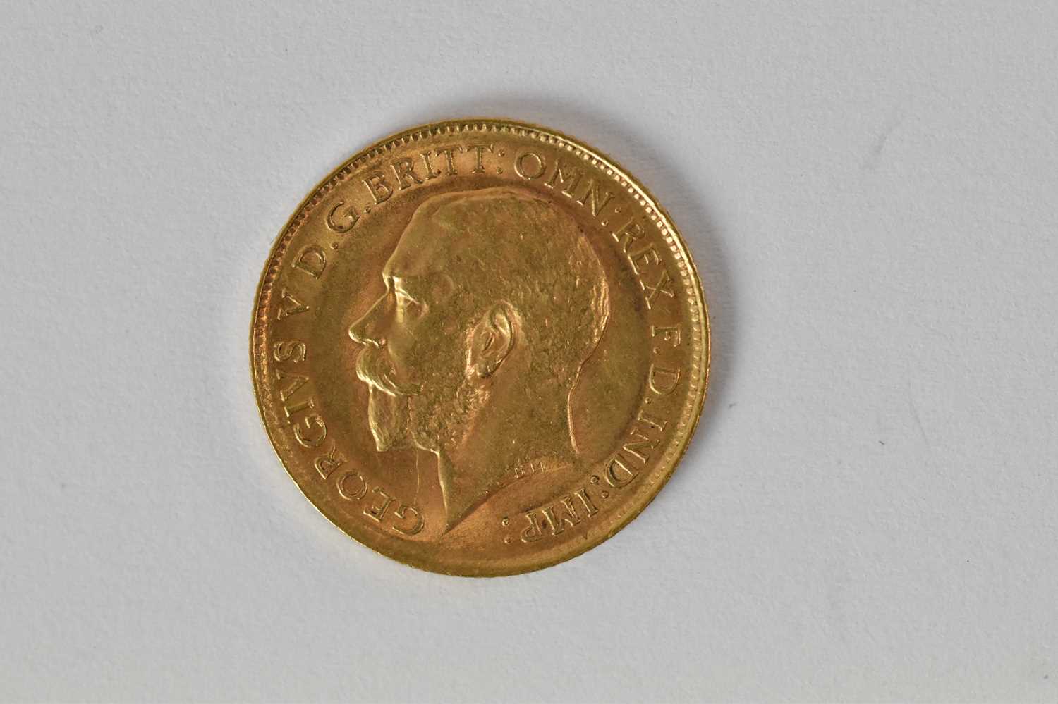 A George V 1912 half sovereign. - Image 2 of 2
