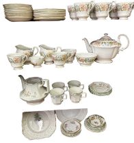 PARAGON; a part tea service decorated in the 'Country Lane' pattern comprising eight teacups,