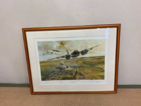 AFTER ROBERT TAYLOR; a print titled 'Rangers on the Rampage', of Mosquito FB V1 fighter bombers