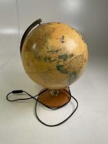 A modern terrestrial globe made in Italy.