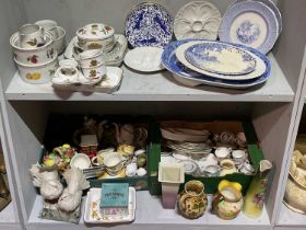 A quantity of Royal Worcester 'Evesham' tableware comprising pie flans, circular bowls, tureens, a