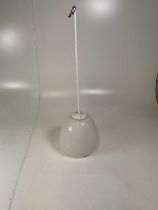 Anopaline 1950's Tulip pendant light height of pole 61cm.