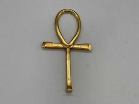 A 22ct yellow gold Ankh, length 85mm, approx 30.7gm