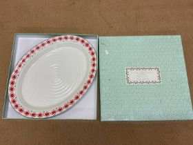 SOPHIE CONRAN FOR PORTMEIRION; a boxed platter, width 51cm.