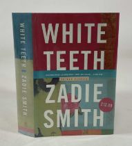 ZADIE SMITH; 'White Teeth' first edition, with non price-clipped dust-wrapper, signed by the