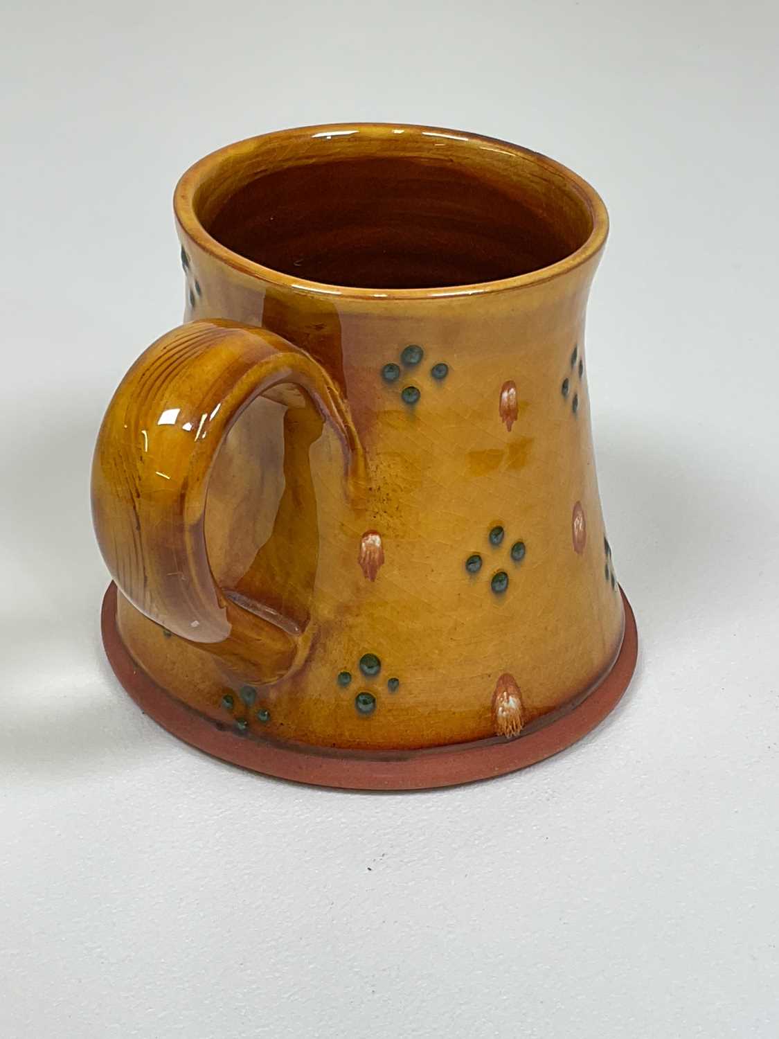 † A small group of studio ceramics including a Clive Bowen slip glaze decorated vessel and cover, - Image 3 of 14