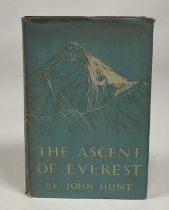 JOHN HUNT; 'The Ascent of Everest', 1953, first edition, with dust wrapper and signed to the preface