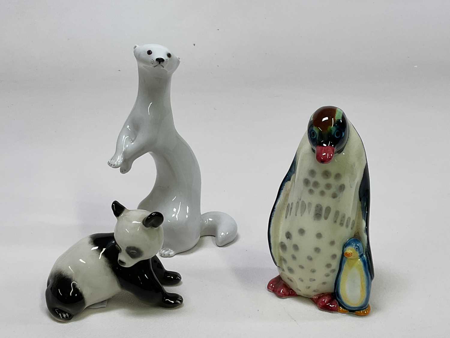 A pair of Beswick spaniels, three Russian animals and three further spaniels. - Image 8 of 9