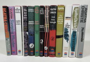 AGATHA CHRISTIE; a collection of thirteen books of novels and short stories of the author's 'Miss