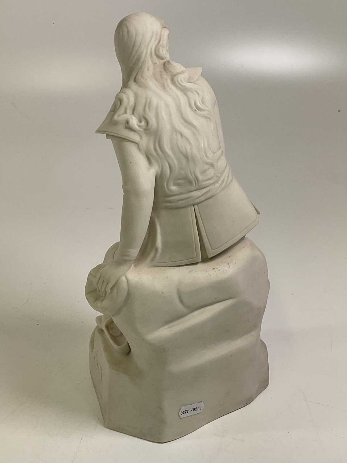 MINTON; a mid-19th century Parian figure 'Dorothea' from Don Quixote, with the impressed mark for - Image 2 of 4