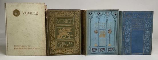 REGINALD BARRATT (Illustrator); 'Venice', 1907, vellum bound, limited edition and no. 23/310 copies,