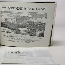 ALFRED WAINWRIGHT; 'Wainwright in Lakeland', 1983, numbered 098, and signed by the author, with a