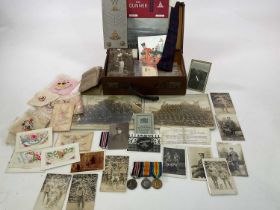 WWI Military Medal trio and ephemera; a Military Medal awarded to 65502 Bombadier J Todd 135 Siege