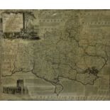 EMMANUEL BOWEN (1694-1767), 'An Accurate Map of Dorsetshire, divided into the Hundreds', with