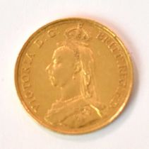 A Victorian double sovereign, 1887, Jubilee head.