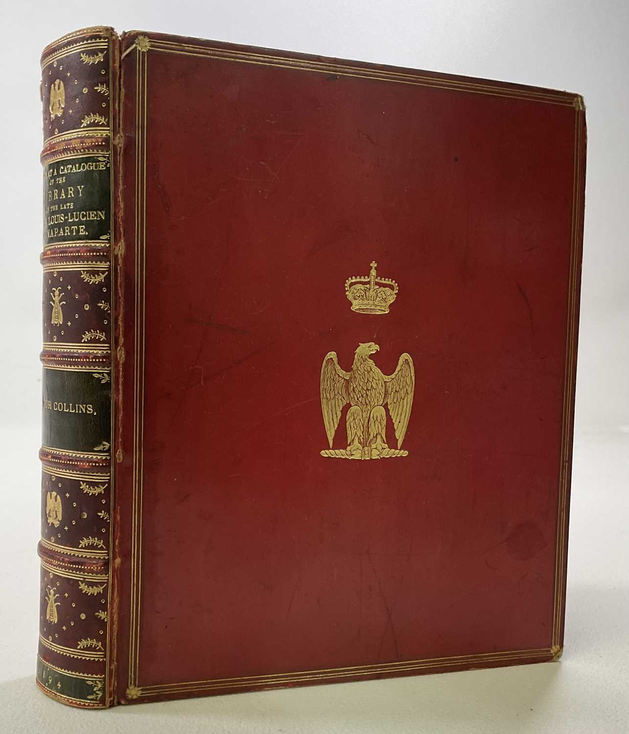 BONAPARTE INTEREST; COLLINS, VICTOR, 'Attempt at a Catalogue of the Library of the Late Prince Louis