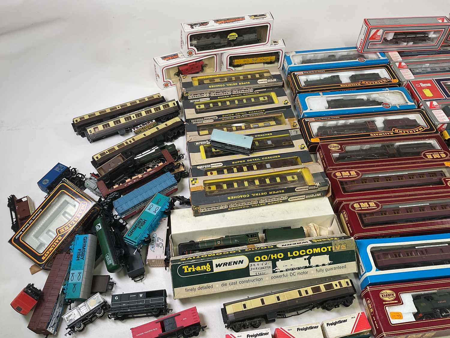 A large collection of Wrenn, Airfix, Bachmann and Lima trains, including a Wrenn Dorchester ( - Image 2 of 13