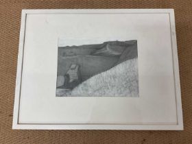 † VANESSA GARDINER (born 1960); pencil on paper, 'Trevalga, Boscastle, 2004', with presentation