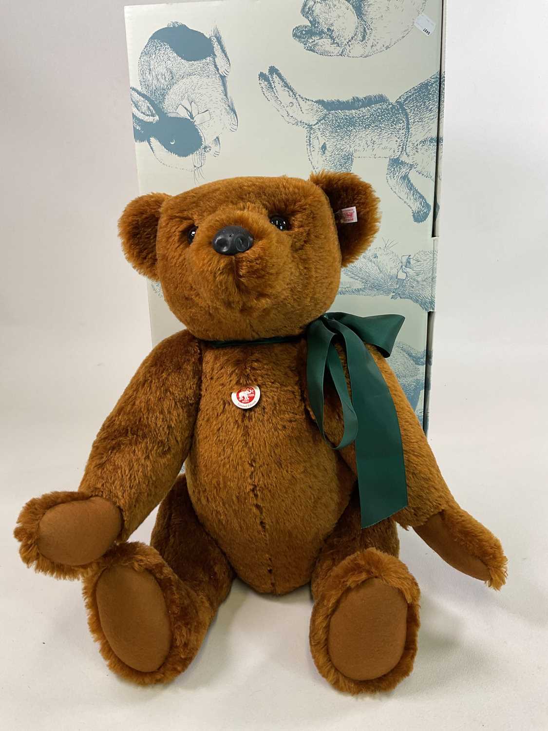 STEIFF; a large russet bear ref PB55, white tag with certificate, limited edition for Danbury - Image 2 of 6
