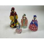 ROYAL DOULTON; a collection of four figures comprising HN564 'The Parson's Daughter', HN1835 '