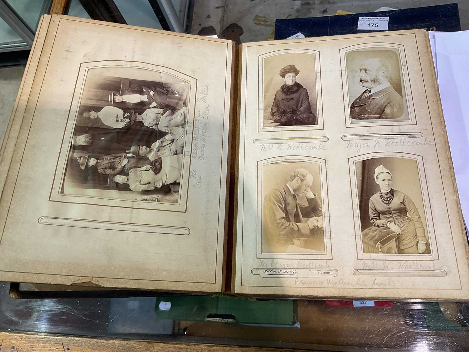 A Victorian photograph album, containing approximately one hundred photographs, mainly people and - Bild 11 aus 26