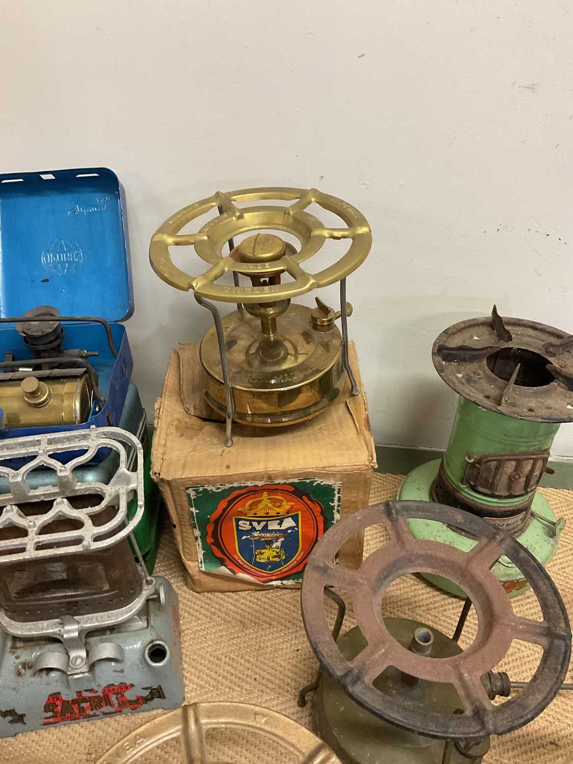 A large quantity of Primus stoves and others including brass example, various Swedish and British - Image 2 of 3