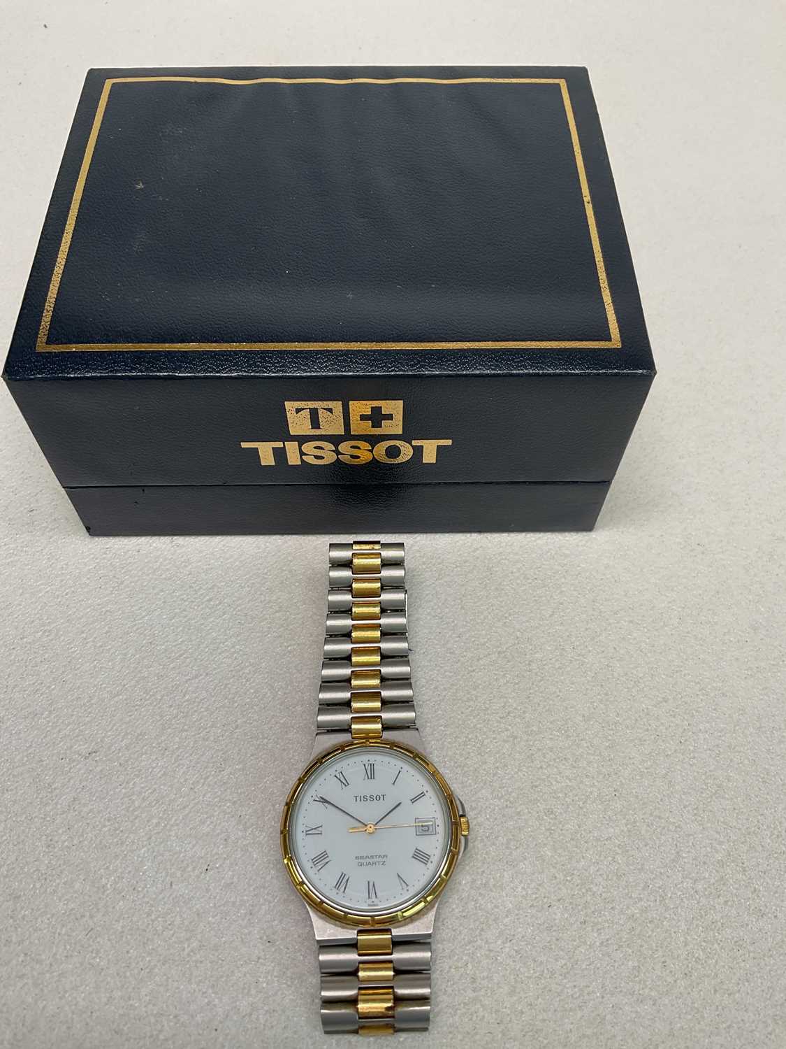 A vintage automatic Sicura gentleman's wristwatch, with a boxed quartz Tissot lady's watch T830/ - Image 7 of 10