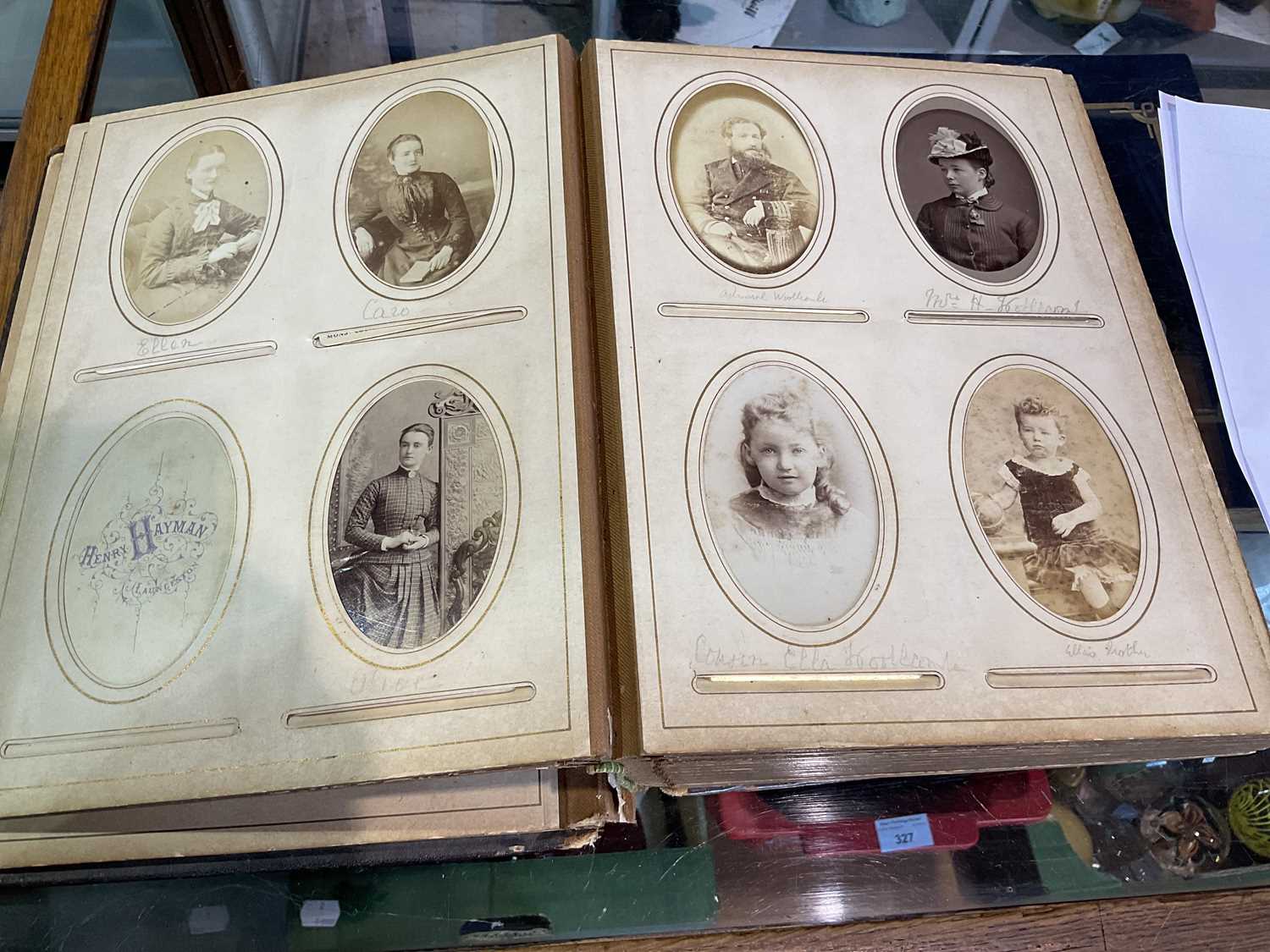 A Victorian photograph album, containing approximately one hundred photographs, mainly people and - Bild 9 aus 26