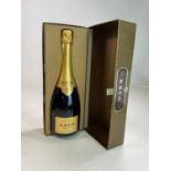 CHAMPAGNE; a bottle of Krug Grande Cuvee Champagne brut, boxed, believed to be 1999.