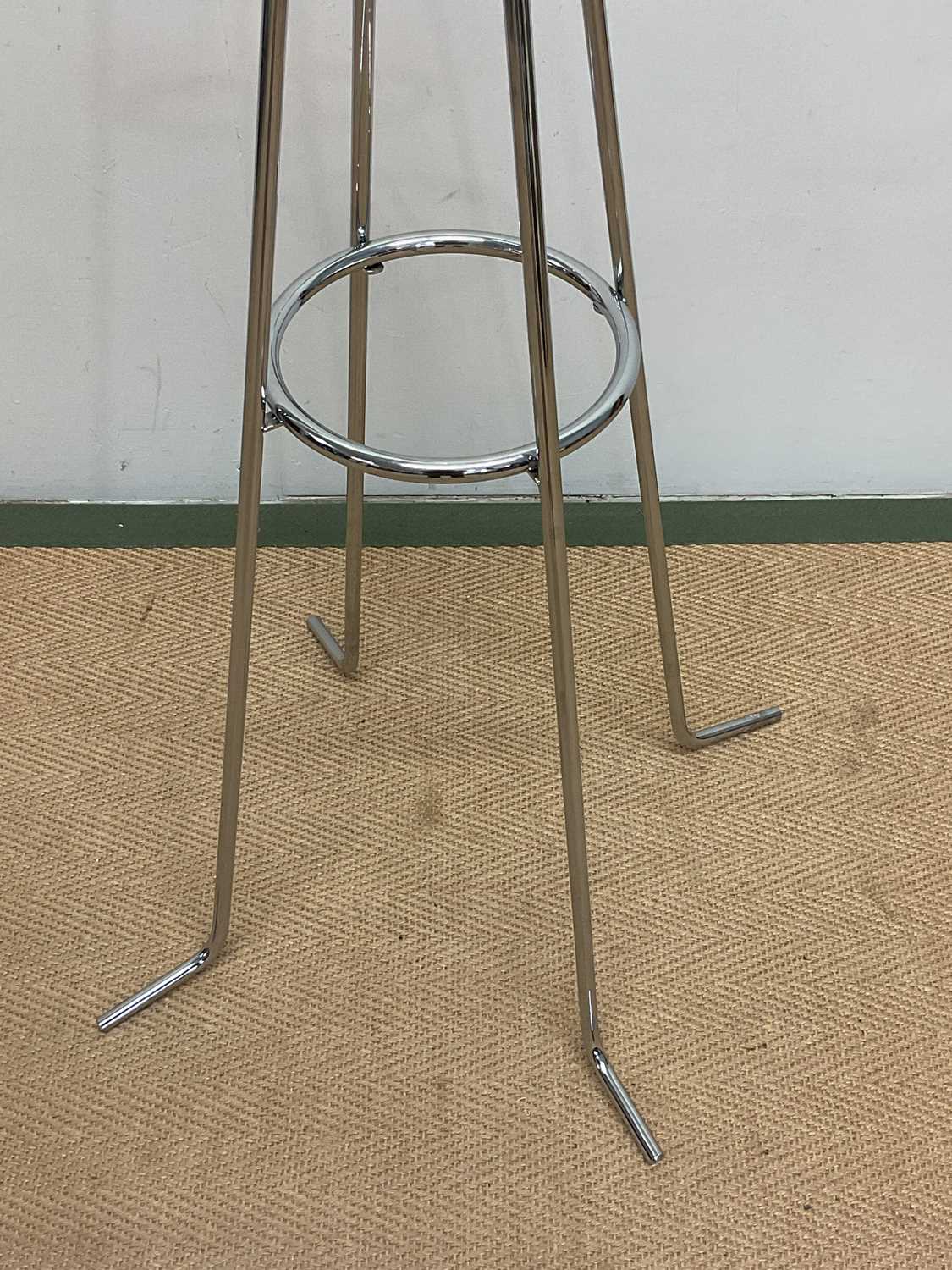 HABITAT; a late 20th century Gustave model chrome standing hat and coat stand, height 168cm. - Image 2 of 3