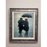 † ALEXANDER MILLAR; a signed limited edition silk screen on canvas, 'Moonlight Shenanigans',