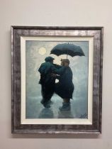 † ALEXANDER MILLAR; a signed limited edition silk screen on canvas, 'Moonlight Shenanigans',