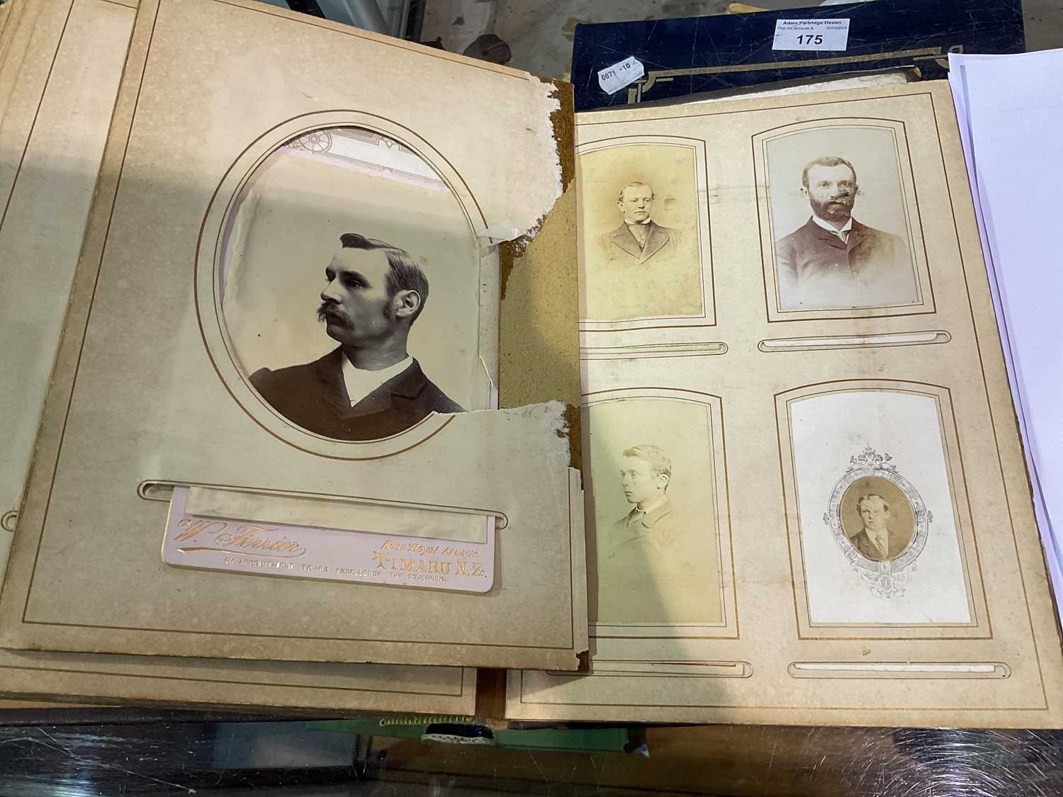 A Victorian photograph album, containing approximately one hundred photographs, mainly people and - Bild 24 aus 26