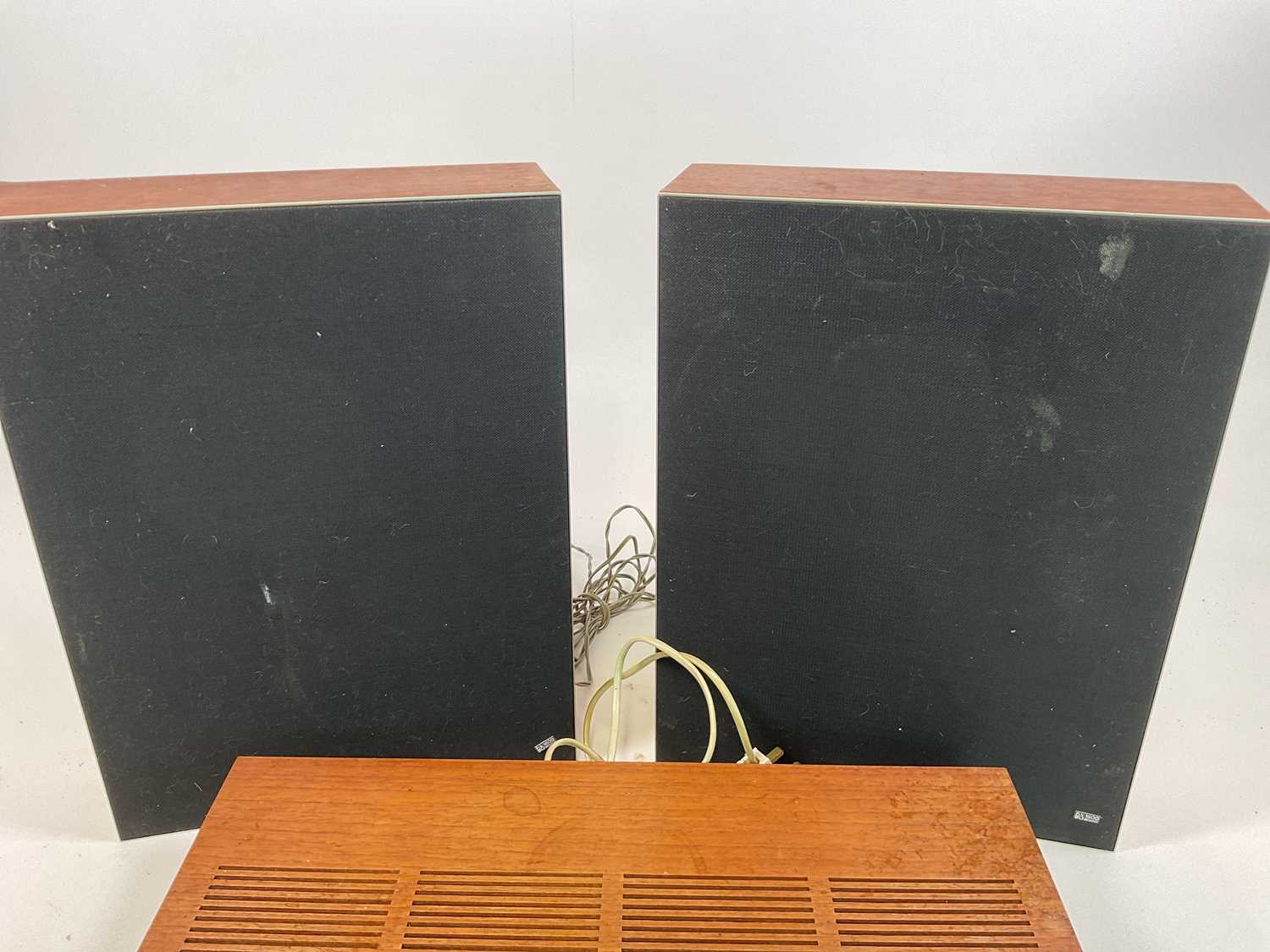 BANG & OLUFSEN; mid 20th century Beogram 1000, Beomaster 1000 and speakers. Condition Report: All - Bild 4 aus 4