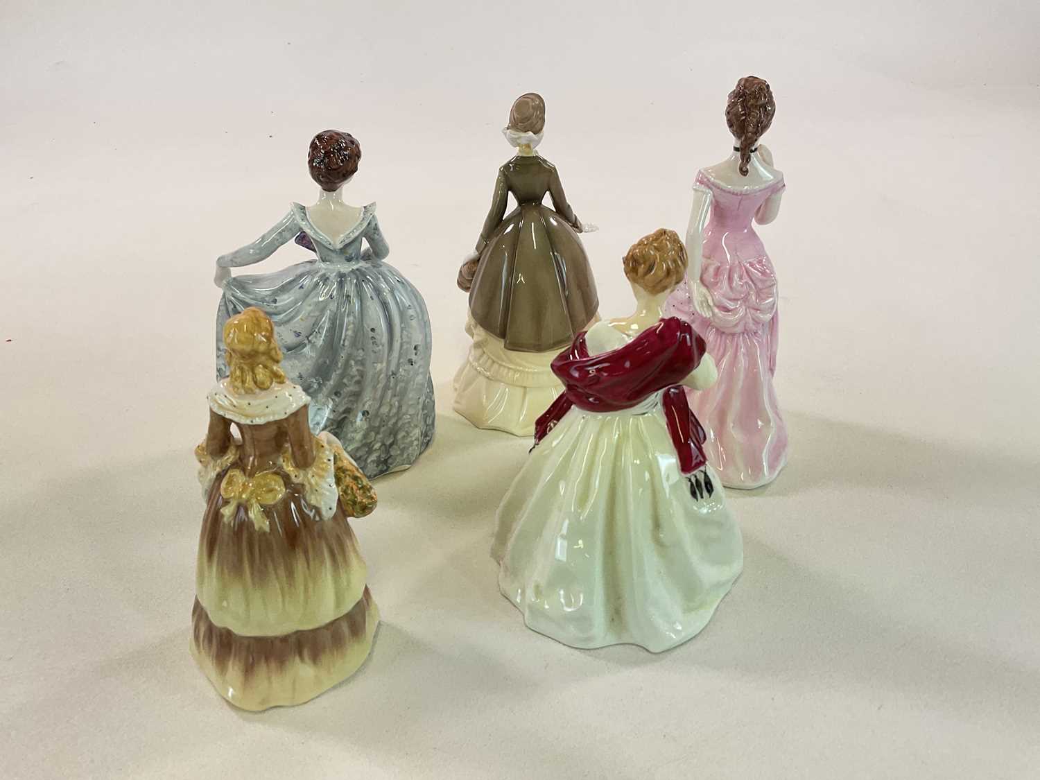 ROYAL DOULTON; seven figures comprising 'Adrienne' HN2304, 'Julia' HN2705, 'Kirsty' HN2381, 'The - Bild 8 aus 9