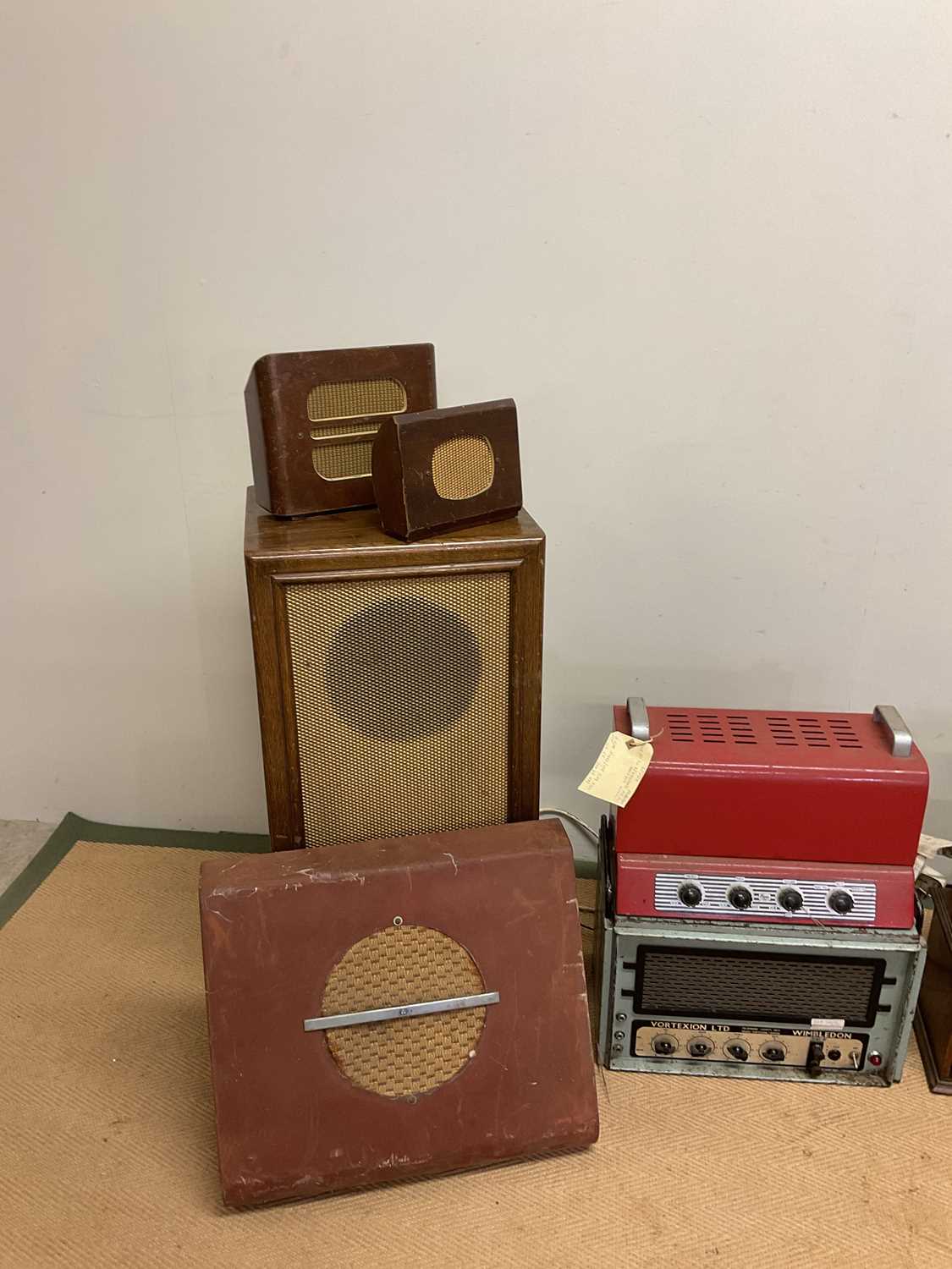 Vintage speakers and amps including a Pan P.A 25 amp circa 1940 Condition Report: New photo of - Image 4 of 8