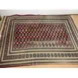 A large rug, 340 x 240cm (af).